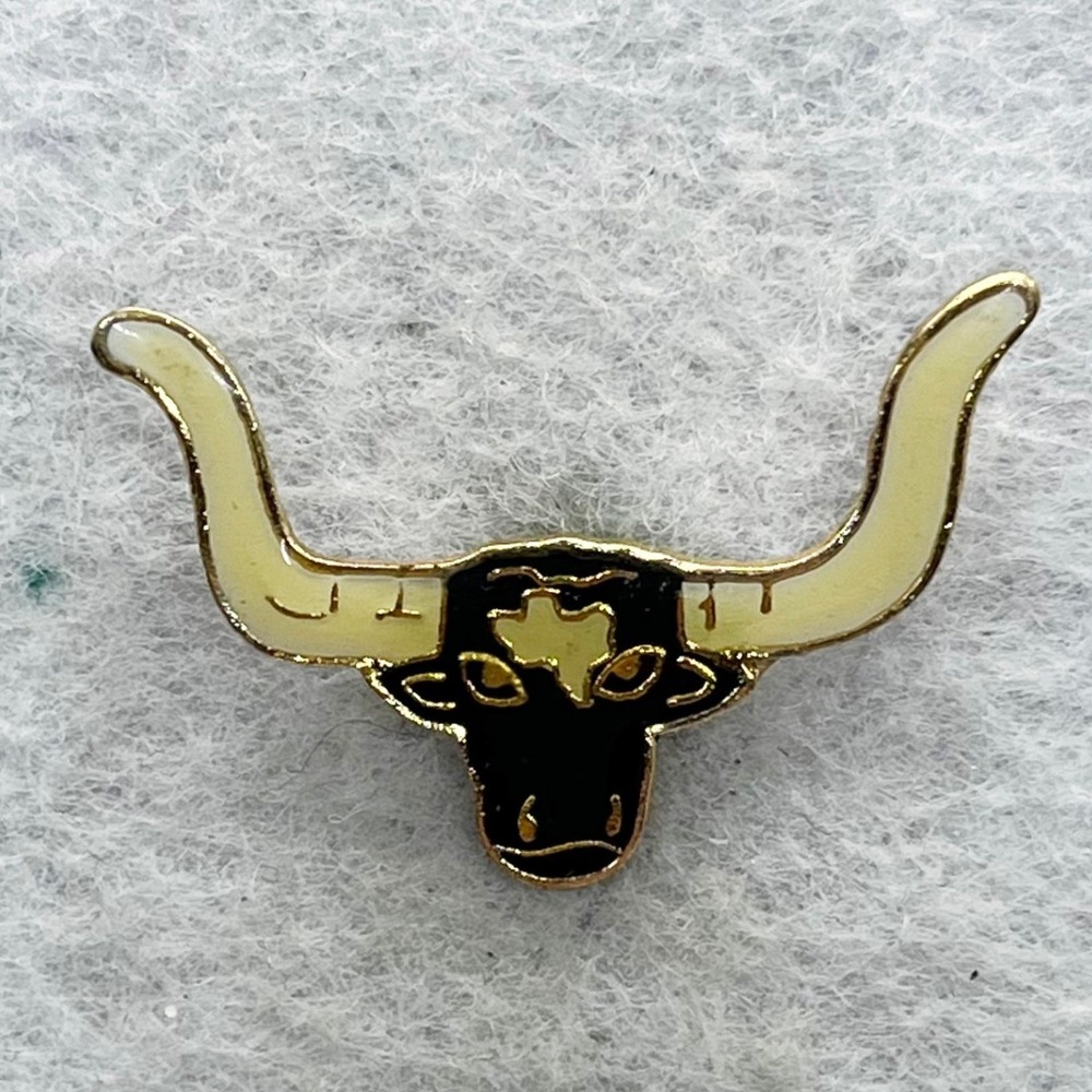 🔮 5/$25 Vintage Texas‎ Longhorn Pin